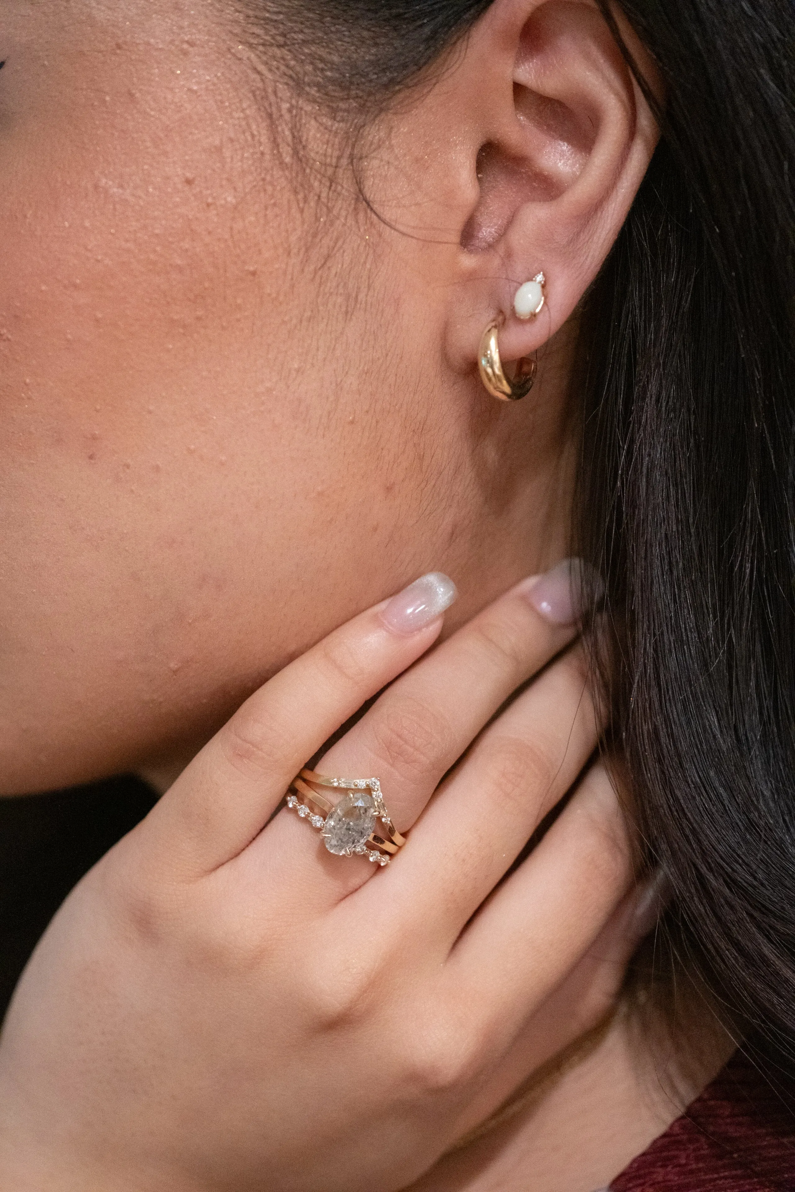 14.4mm Hoop Earrings, 14k Yellow Gold