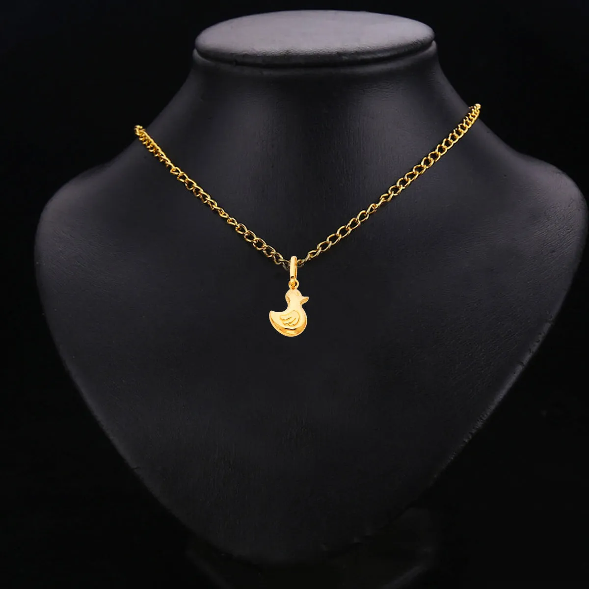14K Yellow Gold Duck Pendant