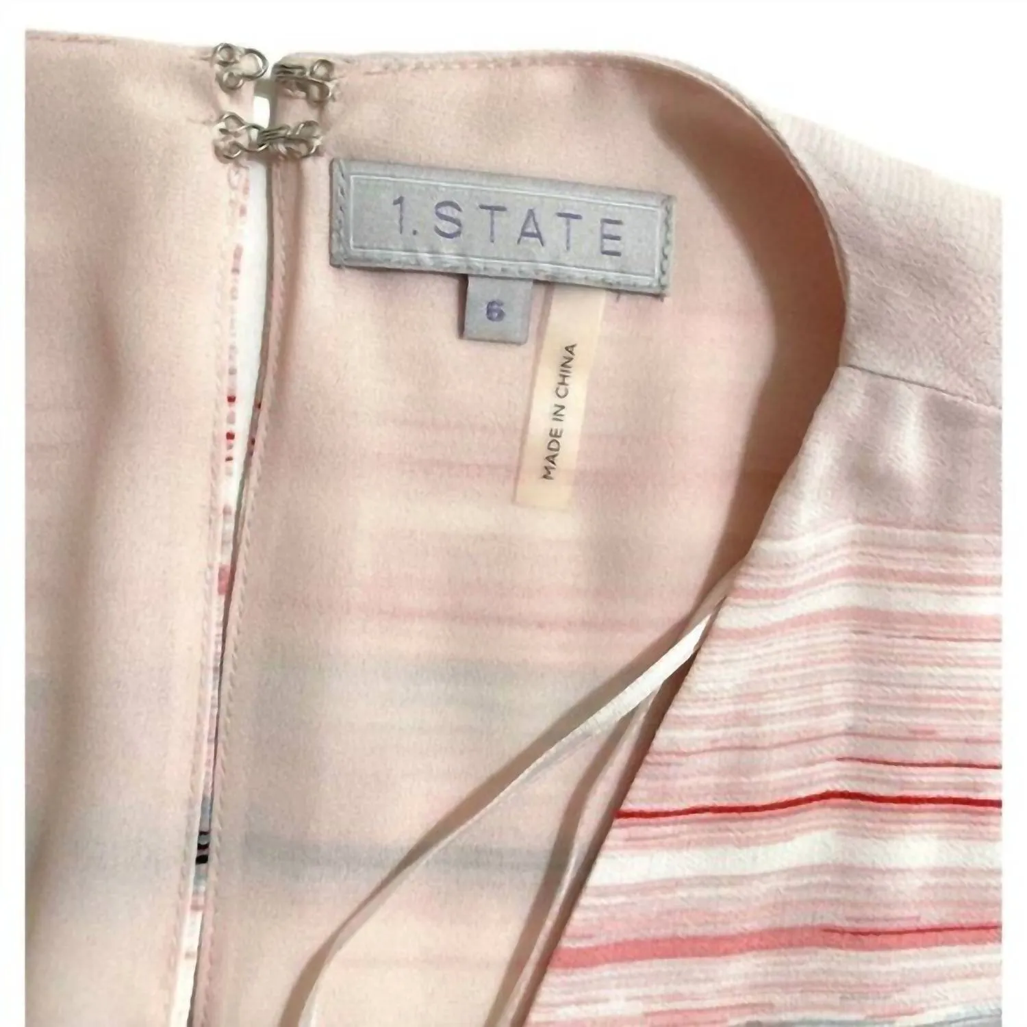 1.State - Playsuit Elastic Waist Striped Sleeveless Romper