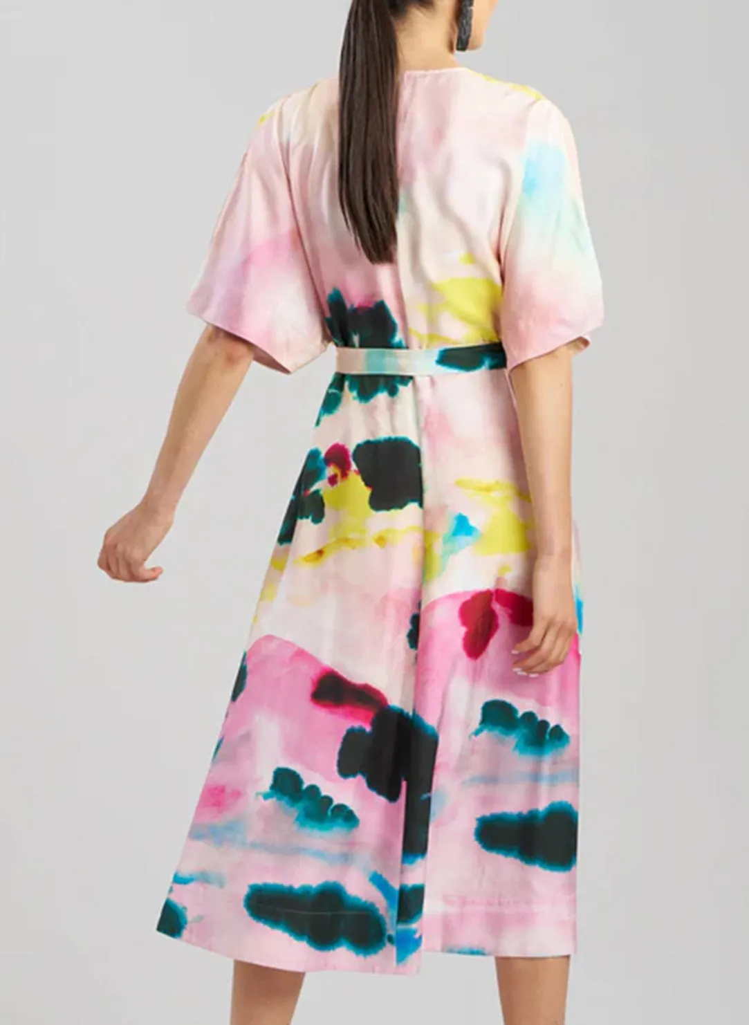 Akiko Multi Kimona Wrap Dress