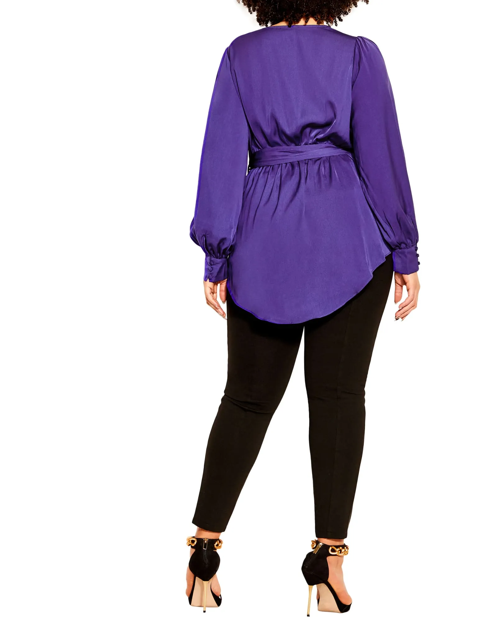 Maya Opulent Hi-Lo Top | Purple