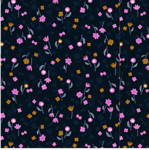 Neko and Tori - Night - Rayon - $15.40/ Yard