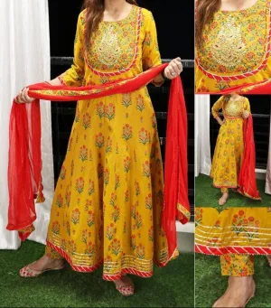 PURE RAYON ANARKALI KURTI