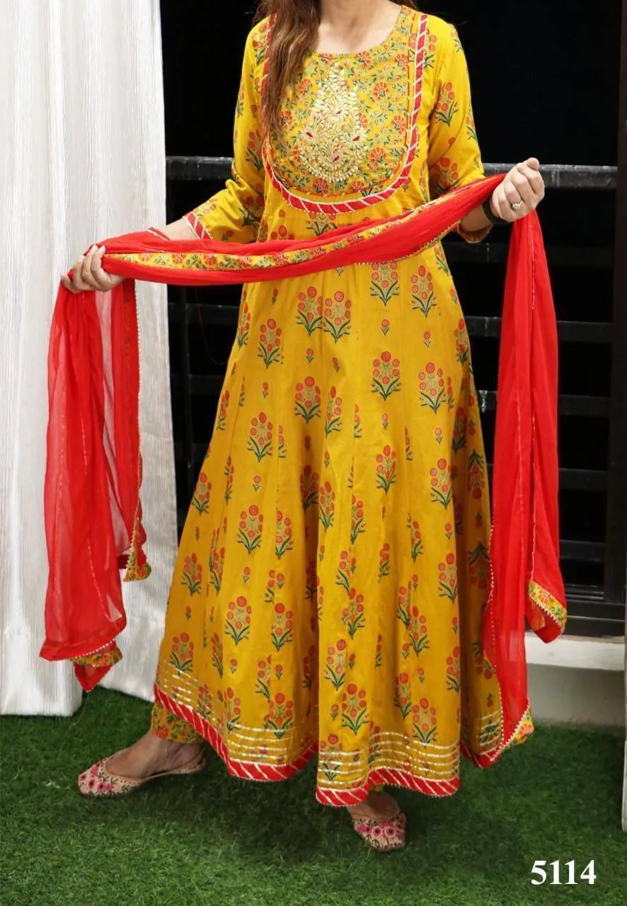 PURE RAYON ANARKALI KURTI