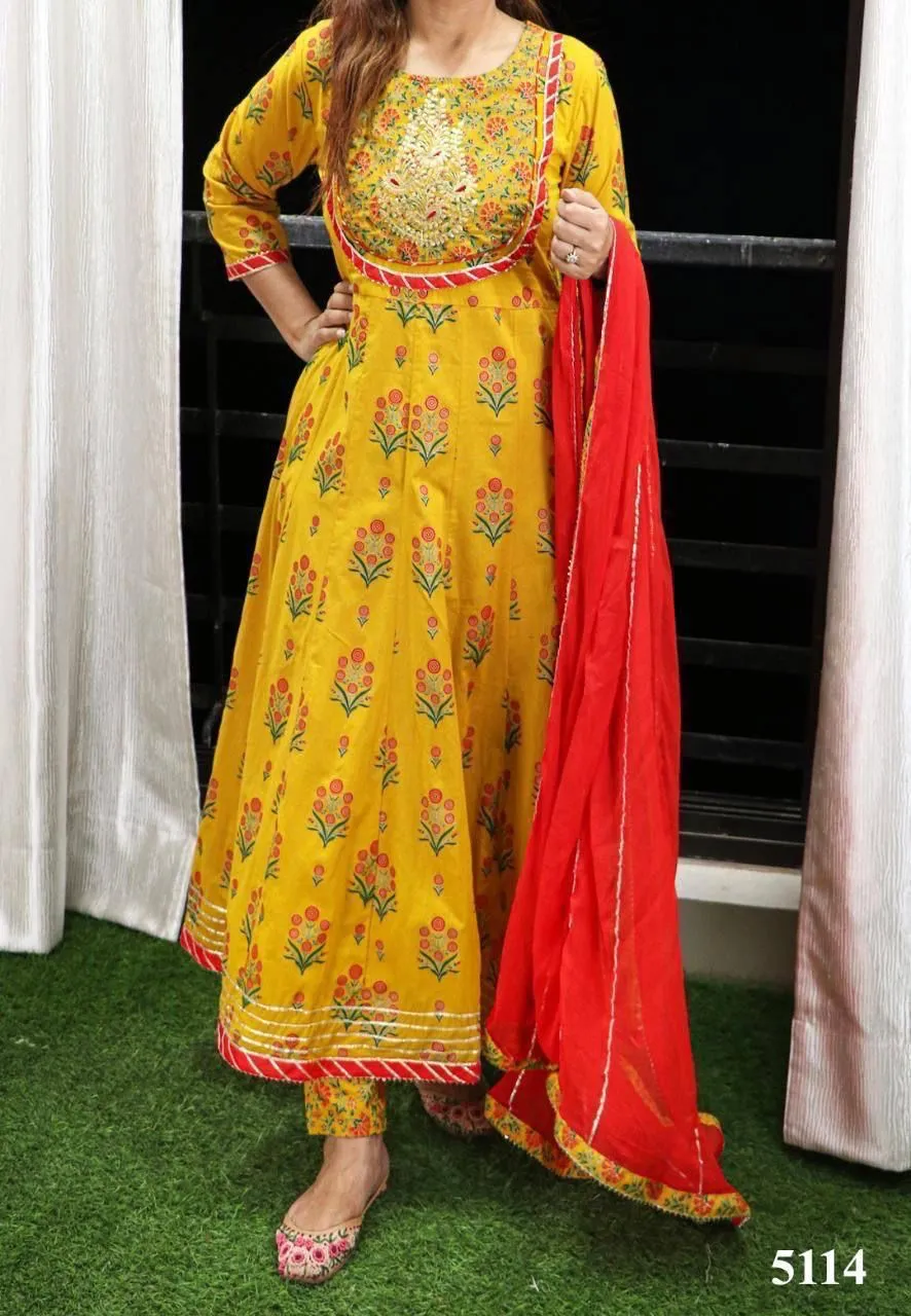 PURE RAYON ANARKALI KURTI