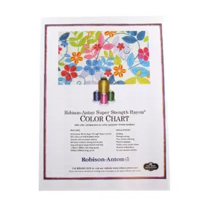 Robison-Anton Rayon Color/Conversion Chart